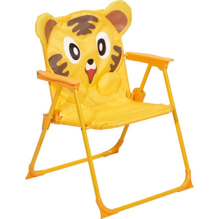 Zahradní nábytek ProGarden KO-FF1000100 dětský stůl, 2 židle + slunečník motiv tygr (3)