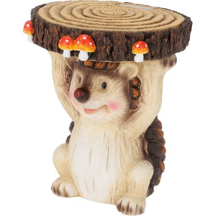 Stojan na květináč ProGarden KO-095241710 ježek s LED osvětlením 28 × 24 cm