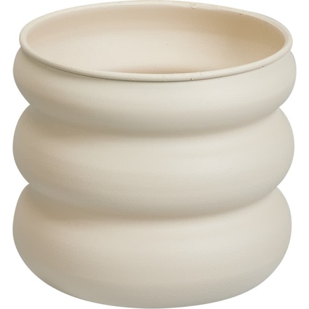 Sada květináčů ProGarden KO-FZ1002760 kulatých 3 ks krémová (2)