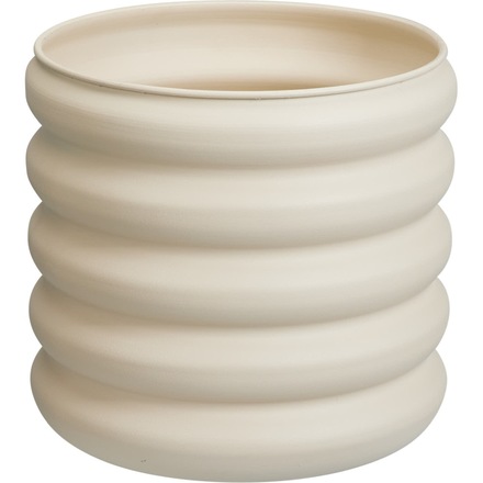 Sada květináčů ProGarden KO-FZ1002760 kulatých 3 ks krémová (3)