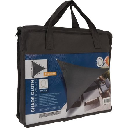 Stínící plachta ProGarden KO-C46400520 trojúhelník 3x3x3m šedá (1)