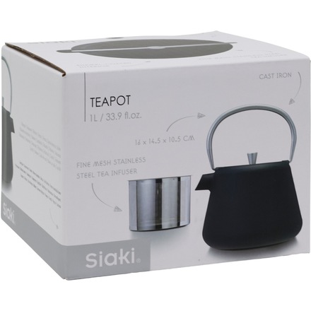 Konvice na čaj Siaki KO-C82000040 ocelová 1000 ml šedá (6)