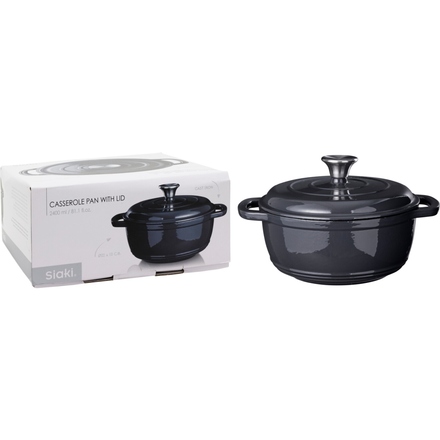 Pekáč Siaki KO-C85000200 litina 22 cm šedá (1)