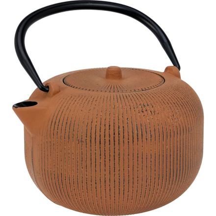 Konvice na čaj Siaki KO-C82000020 ocelová 1000 ml hnědá