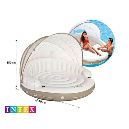 Nafukovací lehátko Intex Canopy Island (158292EU) (3)