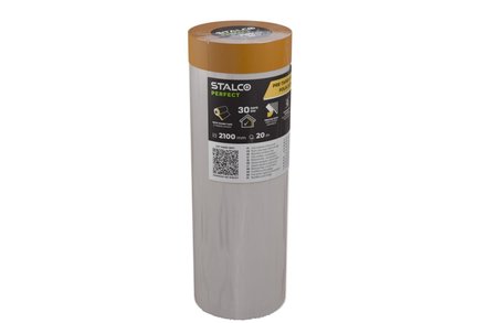 Fólie ochranná Stalco S043147623 s Washi páskou, 1400 mm x 20 m, PERFECT