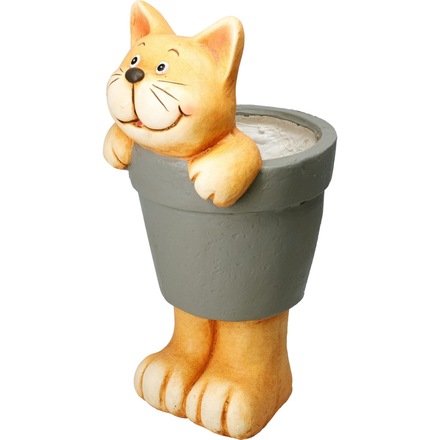 Květináč ProGarden KO-795251050kock dekorativní kočka 25 x 21 x 42 cm