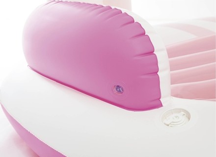 Nafukovací lehátko Intex Paradise pink (2)