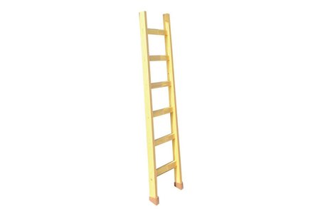 Žebřík Enpro dřevěný opěrný, 6 příček, 2 m