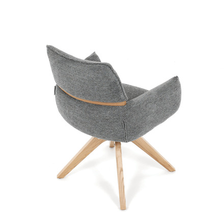 Moderní jídelní židle Autronic šedá, látka, DCH-D1348 GREY2 (7)
