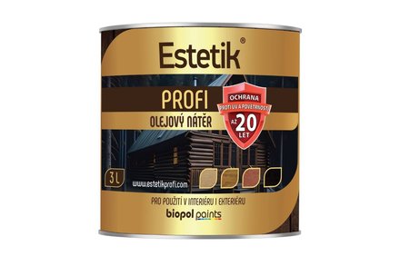 Ochranný nátěr Bochemit Estetik PROFI palisandr, 3 l