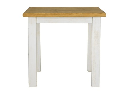 Moderní jídelní stůl Signal Poprad 80x80 medový/patyna (1)