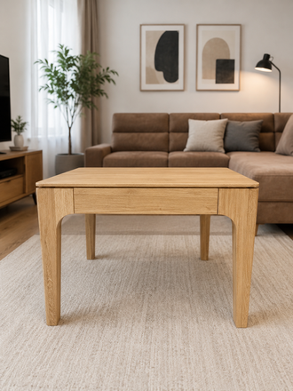 Konferenční stolek Karpiš Creativ KS 60x60x45cm dub, olej (4)