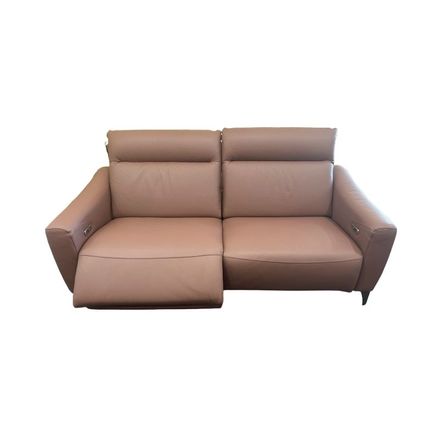 Pohovka EgoItaliano PACO (2x el.výsuv) kůže Bull 6329, 208cm, code: 1342