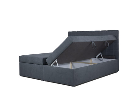 Manželská postel ARKOS Horizon 160x200, čelo: Basic,látka: Letto 11, béžová (1)