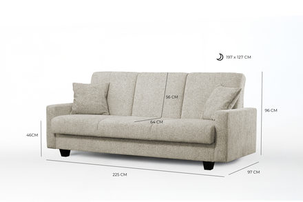 Sedací souprava ARKOS Wena 3+1+1, látka: Diosa 16 (5)