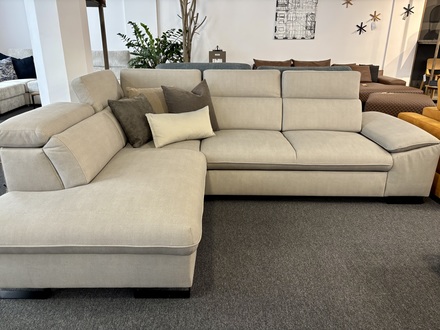 Sedací souprava Emagra Bangkok/P pravá, látka: Habana light Grey (9)