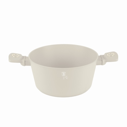 Kastrol s titanovým povrchem a poklicí Berlingerhaus BH-8070 20 cm Sahara Collection (2)