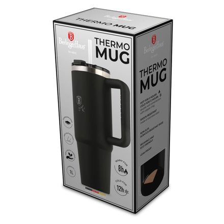 Termohrnek Berlingerhaus BH-8833 s dvojitou stěnou BerlingerCup 1 l Matte Black Collection (1)