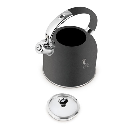 Pískací konvice Berlingerhaus BH-8917 se skleněným víkem 3 L Antracit Collection (1)