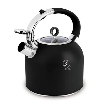 Pískací konvice Berlingerhaus BH-8916 se skleněným víkem 3 L Matte Black Collection (2)
