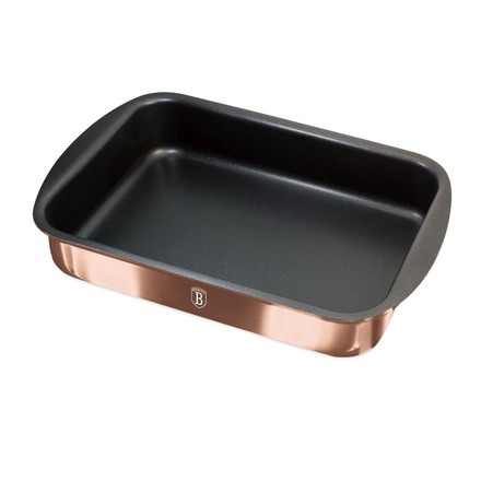 Plech na pečení s titanovým povrchem Berlingerhaus BH-7896 35x27 cm Rose Gold Collection