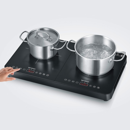 Dvouplotýnkový indukční Vařič Severin DK 1027 (3)