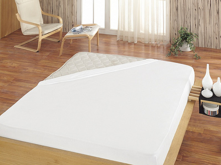 Prostěradlo Matějovský jersey s elastanem BÍLÁ 180x220x40 (2)