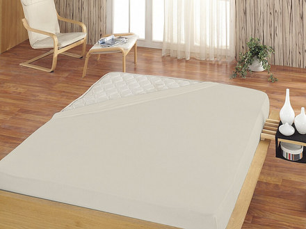 Prostěradlo Matějovský jersey s elastanem NATUR 180x220x40 (2)