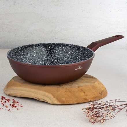 Pánev Wok s keramickým povrchem Blaumann BL-4011 28 cm kolekce Cera Stone (4)