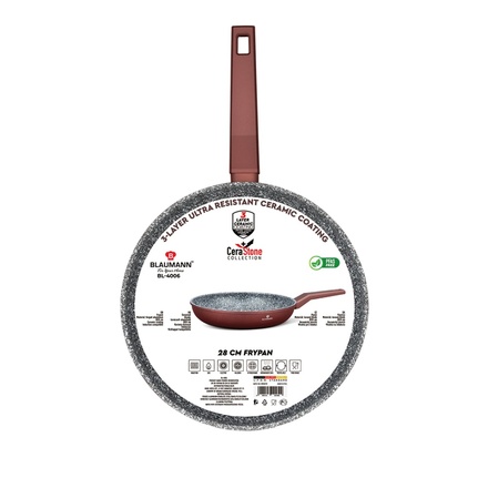 Pánev s keramickým povrchem Blaumann BL-4006 28 cm kolekce Cera Stone (2)
