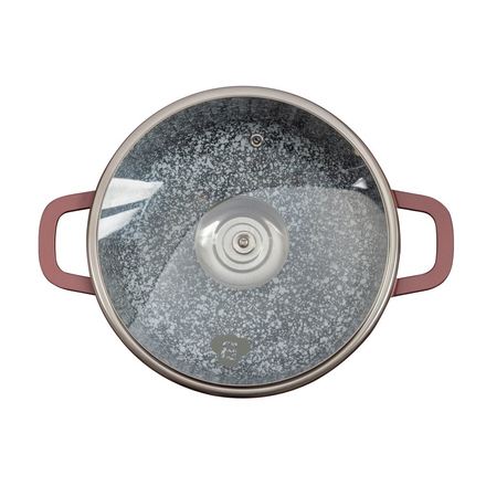 Kastrol s poklicí s keramickým povrchem Blaumann BL-4077 20 cm Cera Stone (2)