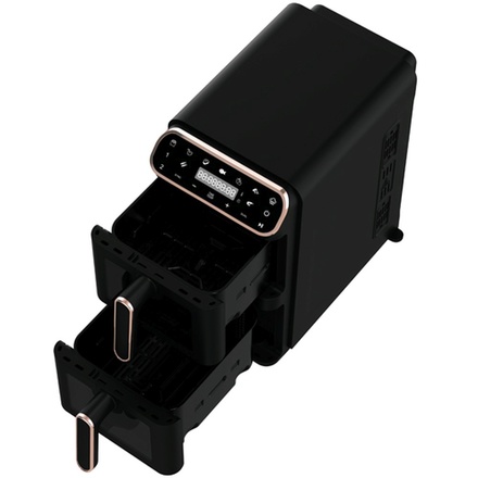 Horkovzdušná fritéza Berlingerhaus BH-9802 digitální dvojitá 5,5+5,5 L Black Rose Collection (2)