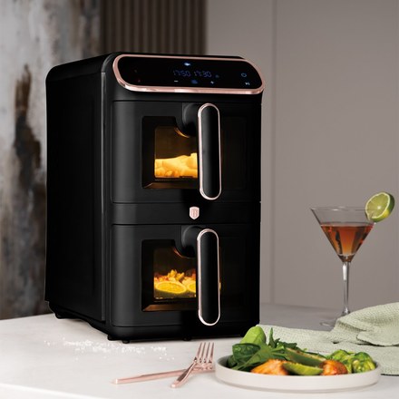 Horkovzdušná fritéza Berlingerhaus BH-9802 digitální dvojitá 5,5+5,5 L Black Rose Collection (4)