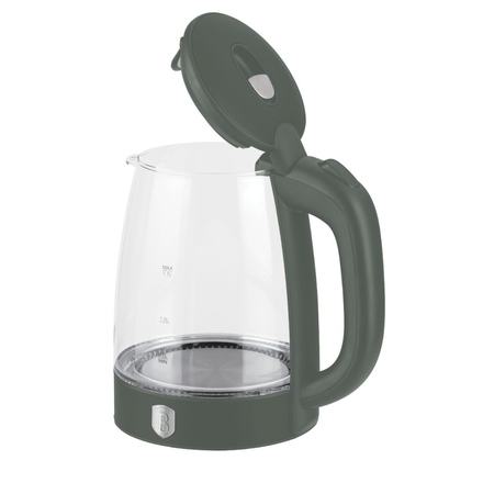 Rychlovarná konvice Berlingerhaus BH-9812 skleněná 1,7 L Matte Green Collection (1)