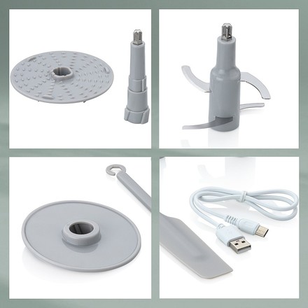 Elektrický sekáček Kela KL-10131 sklo krém 0,8l 12,5x12x22,5cm (3)