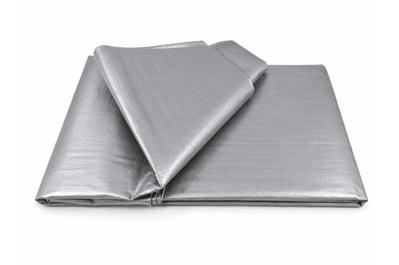 Plachta zakrývací Euro nářadí 125169Q, 8 x 12 m, 200 g/m2, zeleno - stříbrná