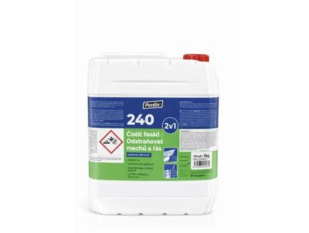 Čistič fasád, Odstraňovač mechů a řas Perdix 9911511, 2 v 1 - 5kg