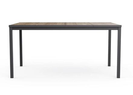 Zahradní stůl Keter Porto 160 ashwood black steel (1)