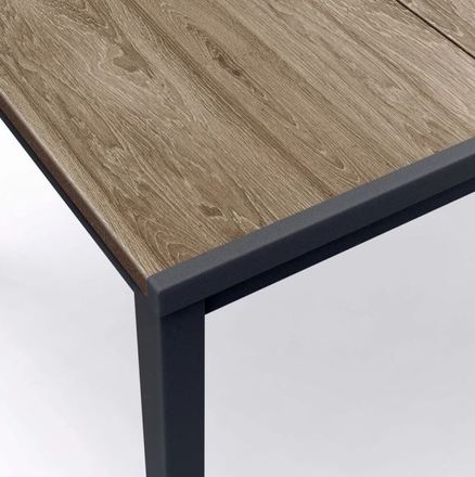 Zahradní stůl Keter Porto 160 ashwood black steel (2)