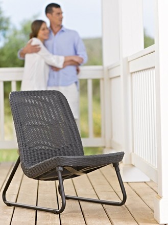 Zahradní nábytek Keter Rio Patio set grafitový (2)