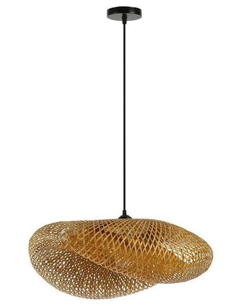Závěsné svítidlo Immax (08269L) BOHO HILO D60cm, E27, bambus