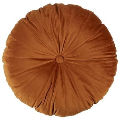 Polštář Pip Studio Mandarin průměr 40cm terakotový 40x40cm, polyester