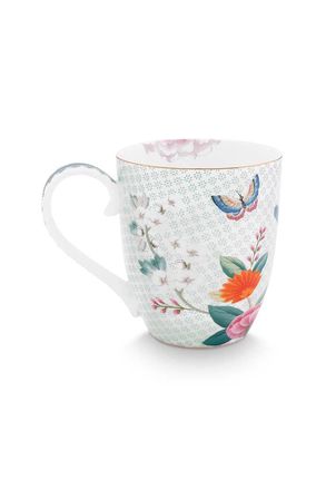 Sada hrnků Pip Studio MUGS XL Blushing Birds White 450ml 2ks (1)
