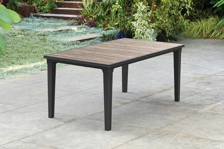 Zahradní stůl Keter Deco Futura 160 walnut / grafit (1)