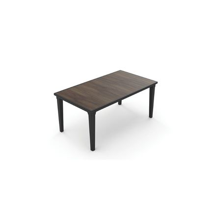 Zahradní stůl Keter Deco Futura 160 walnut / grafit