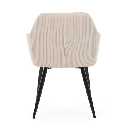 Moderní jídelní židle Autronic hnědá, manšestrová látka, DCH-V4009 CRM6 (5)