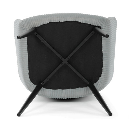 Moderní jídelní židle Autronic modrá, manšestrová látka, DCH-V4009 BLUE6 (10)