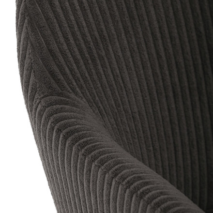 Moderní jídelní židle Autronic šedá, manšestrová látka, DCH-V4009 GREY6 (10)