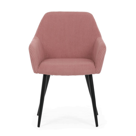 Moderní jídelní židle Autronic růžová, manšestrová látka, DCH-V4009 PINK6 (2)